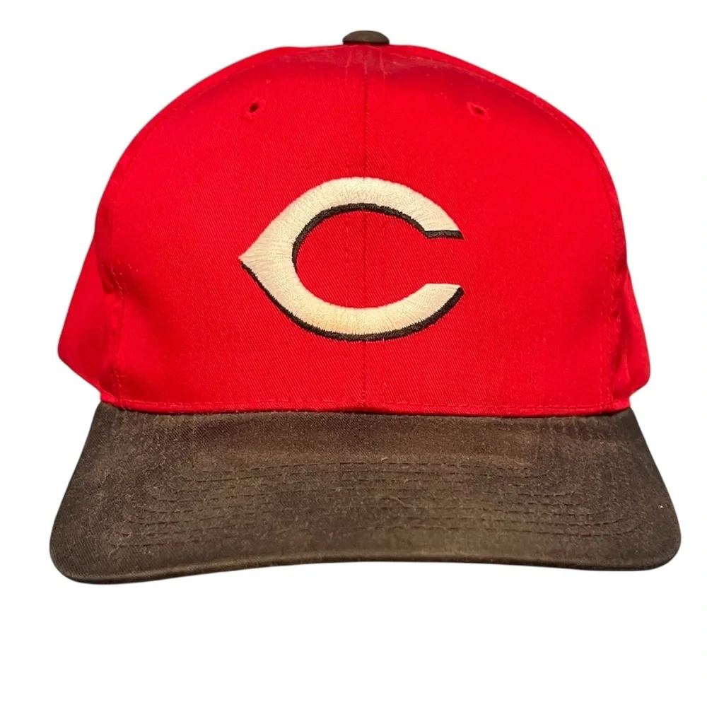 Cincinnati Reds Baseball Hat Logo Athletic MLB Genuine Merchandise Adjustable - Picture 1 of 7